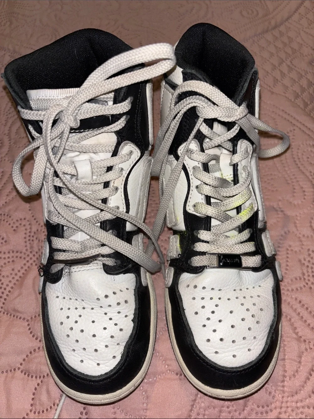Amiri Black & White High-Top kids Sneakers